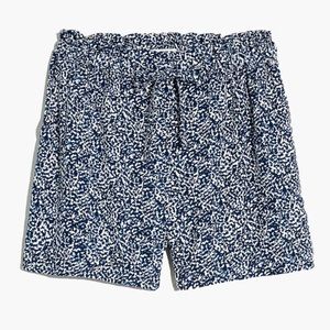 Madewell Shorts with pockets in Bengali Block print